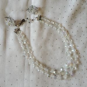 LAGUNA 1940'S  Vintage Necklace & Earrings Set